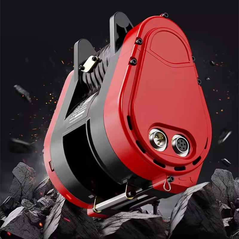 Guincho Elétrico de Corrente 220V com Plataforma de Elevação e Guincho Controlados por Inversor Sem Escovas, Capacidade de Carga de 100–300KG, Elevação de Duas Velocidades - Image 5