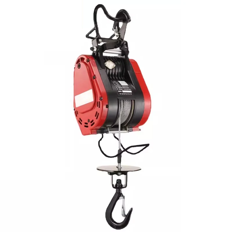 Guincho Elétrico de Corrente 220V com Plataforma de Elevação e Guincho Controlados por Inversor Sem Escovas, Capacidade de Carga de 100–300KG, Elevação de Duas Velocidades