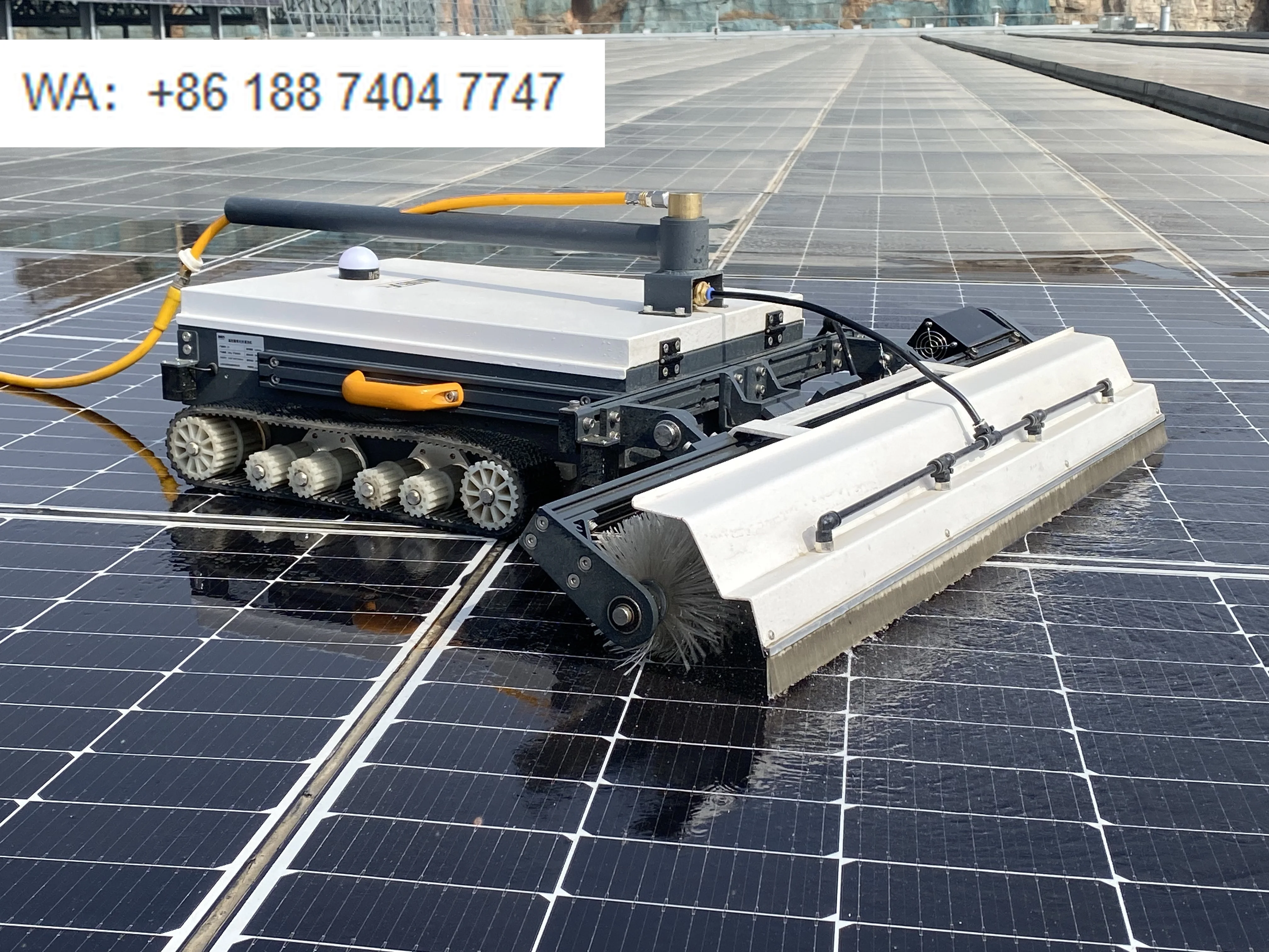 Robô de Limpeza de Painéis Solares e Telhados, Lavadora Automática de Alta Pressão, Drones de Limpeza, Máquina de Limpeza Solar - Image 3
