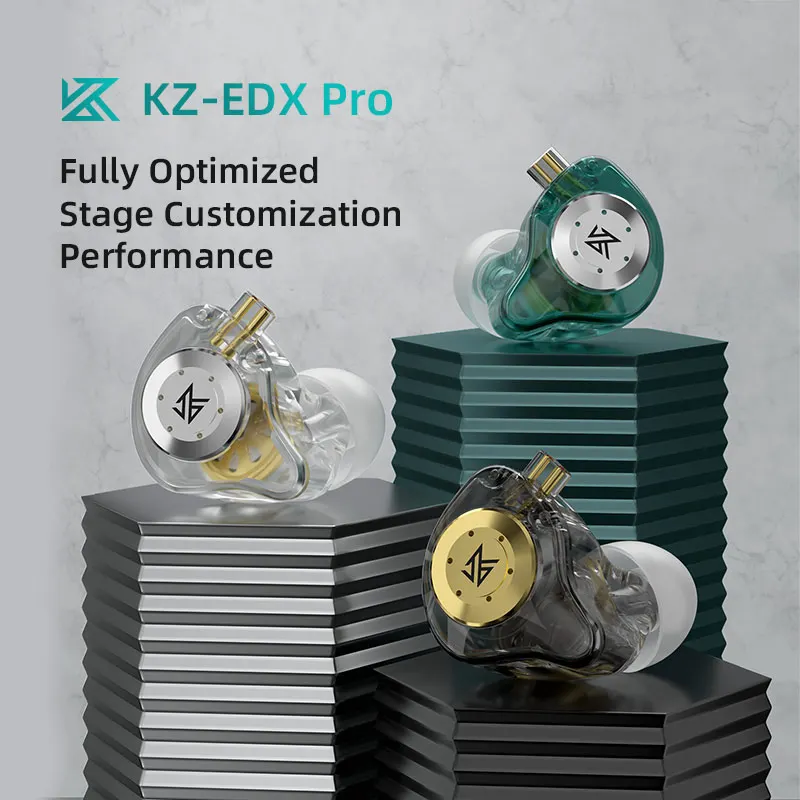 KZ EDX pro Fones de ouvido Bass In Ear Monitor Fones de ouvido Esporte com cancelamento de ruído HIFI Fone de ouvido Nova chegad - Image 6