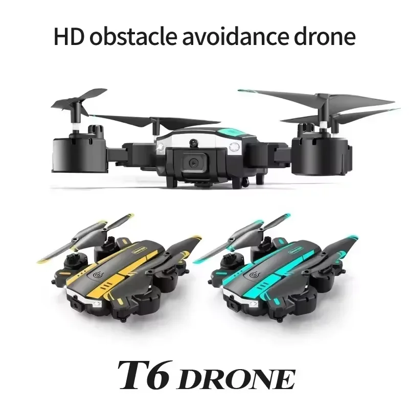 Drone T6 8K Profissional com Câmera 4K HD GPS, Evita Obstáculos, Fotografia Aérea, Fluxo Óptico, Quadricóptero Dobrável, Alcance Universal de 1KM - Image 6