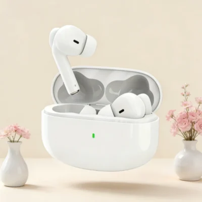 Fones de ouvido bluetooth originais sem fio bluetooth fone de ouvido com cancelamento de ruído com microfone sem fio para smartphones