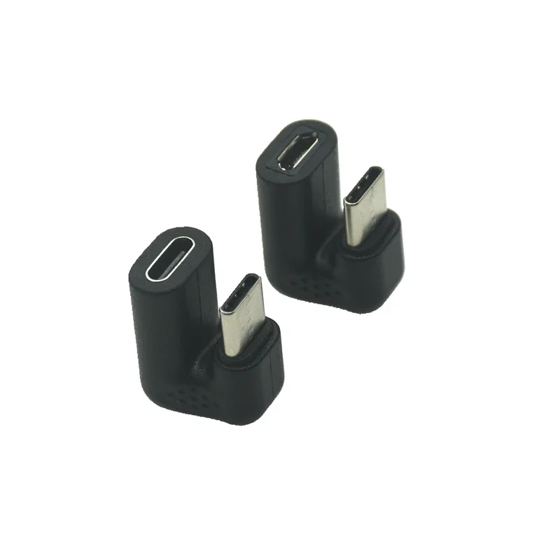 180 graus ângulo reto em forma de u usb 3.1 tipo c macho para micro usb fêmea USB-C conversor adaptador para telefone inteligente xiaomi huawei