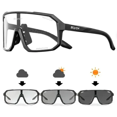 Óculos de ciclismo fotocromáticos, óculos de sol fotocromáticos para homens e mulheres, mountain bike, estrada, nova bicicleta, esportes ao ar livre, caminhadas