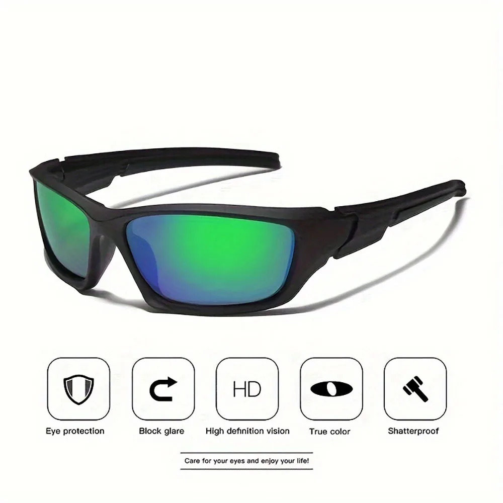 2 pçs avançado legal fantasia polarizado surround moda óculos, esportes ao ar livre masculinos e femininos, ciclismo, pesca, caminhadas, golfe - Image 4