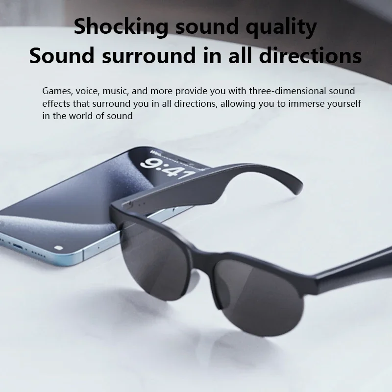 Novos Óculos Inteligentes Lenovo com Tradução por IA, Conversação Bluetooth, Gravação e Música - Óculos de Sol Inteligentes para Homens e Mulheres 2026 - Image 3