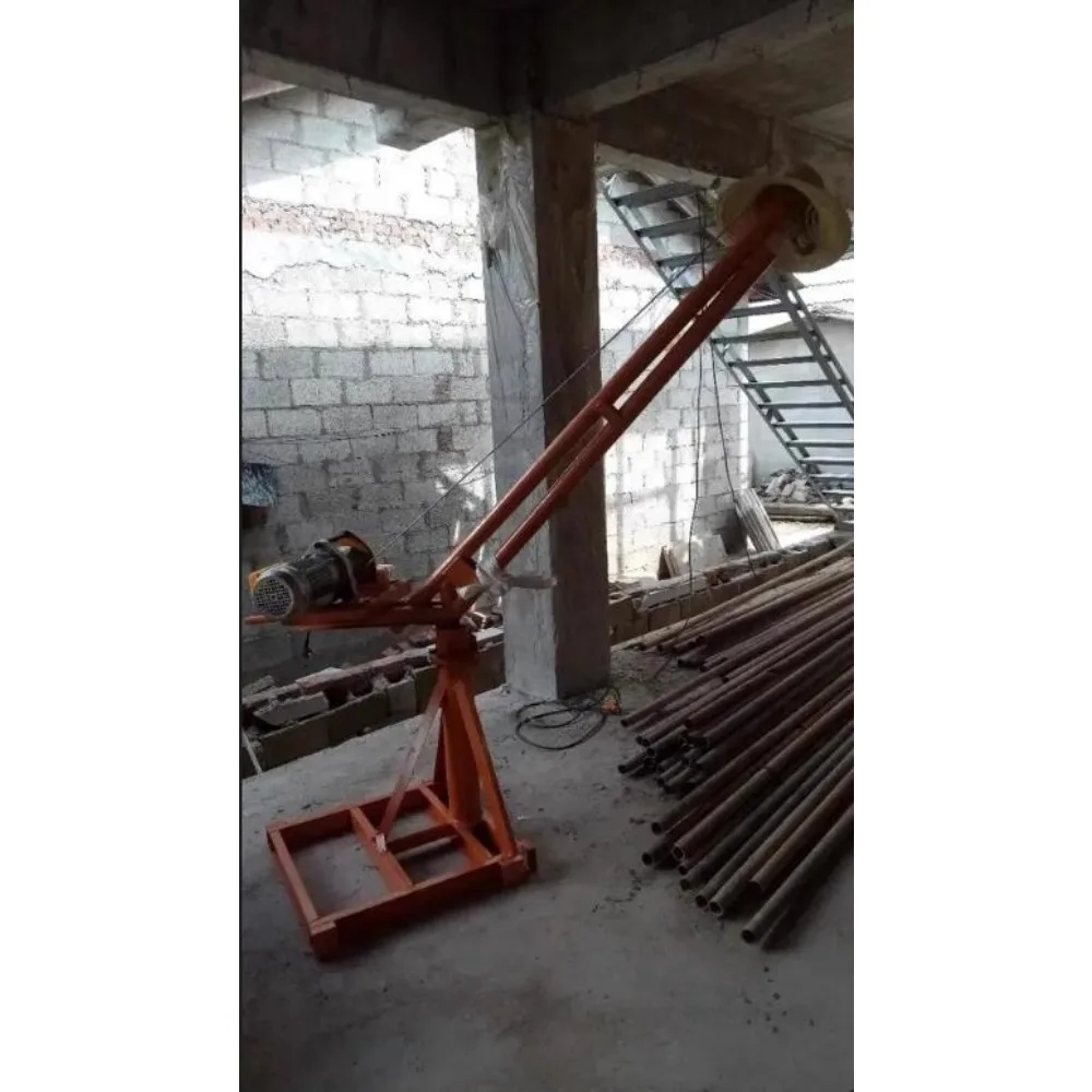 Talha de guindaste pequeno ao ar livre 220v doméstico pequena máquina de elevação de tijolos elétricos - Image 3