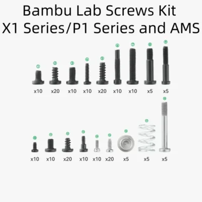 Kit de parafusos de laboratório Bambu - Série X1/P1/A1 e kit de montagem superior AMS lite marca de alta qualidade original