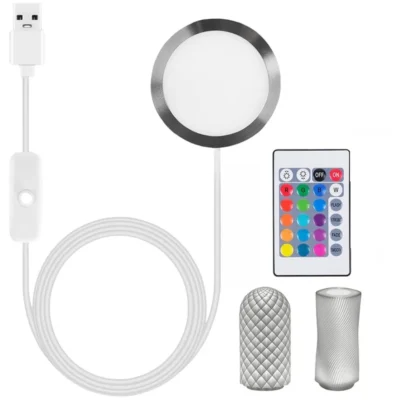 Impressora 3d modelo diy kit de lâmpada led 001 para bambu lab a1/a1mini/p1s/p1p/x1c usb branco/frio/luz quente para bambu laboratório kit lâmpada led