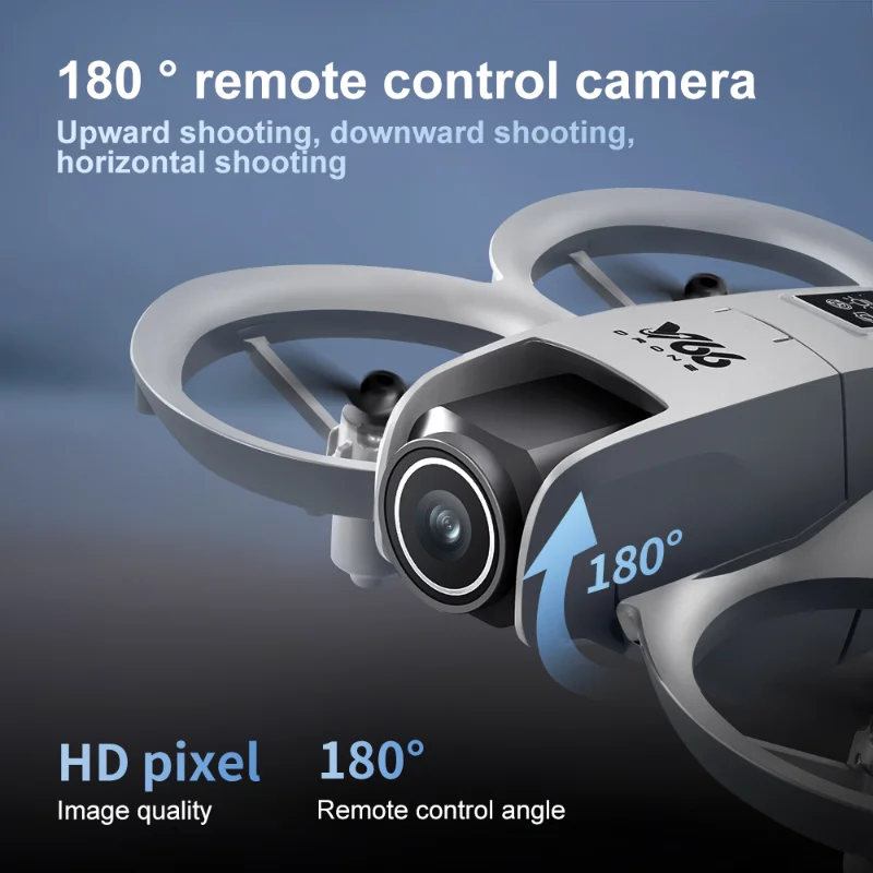 Mini Drone V66 8K HD com Câmera Dupla, Evitação de Obstáculos em 5 Direções, Quadricóptero RC Dobrável para Adultos, Gravação de Fotografia Aérea 2026Novo - Image 3