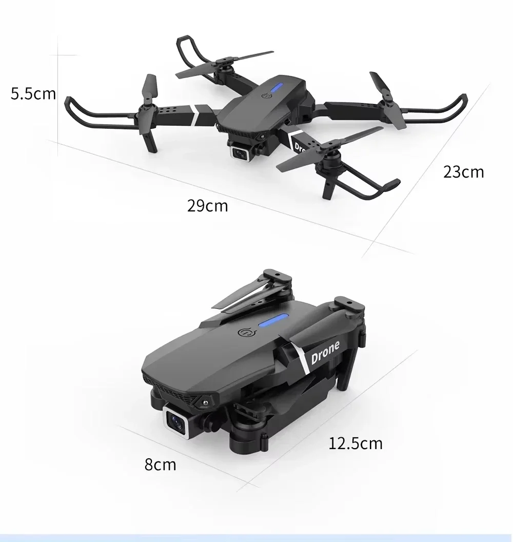E88pro drone 8k 5g profissional hd câmera dupla fotografia aérea aeronaves de controle remoto quadcopter brinquedos 15000m 2025 - Image 6