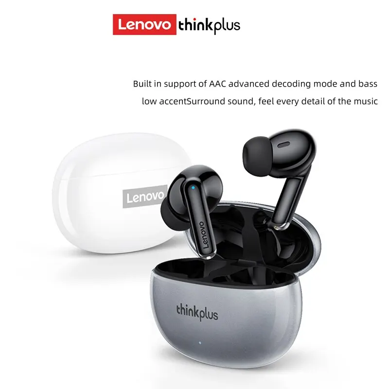 Original lenovo xt88 tws fones de ouvido sem fio bluetooth 5.3 duplo microfone estéreo redução ruído baixo alta fidelidade controle toque - Image 4