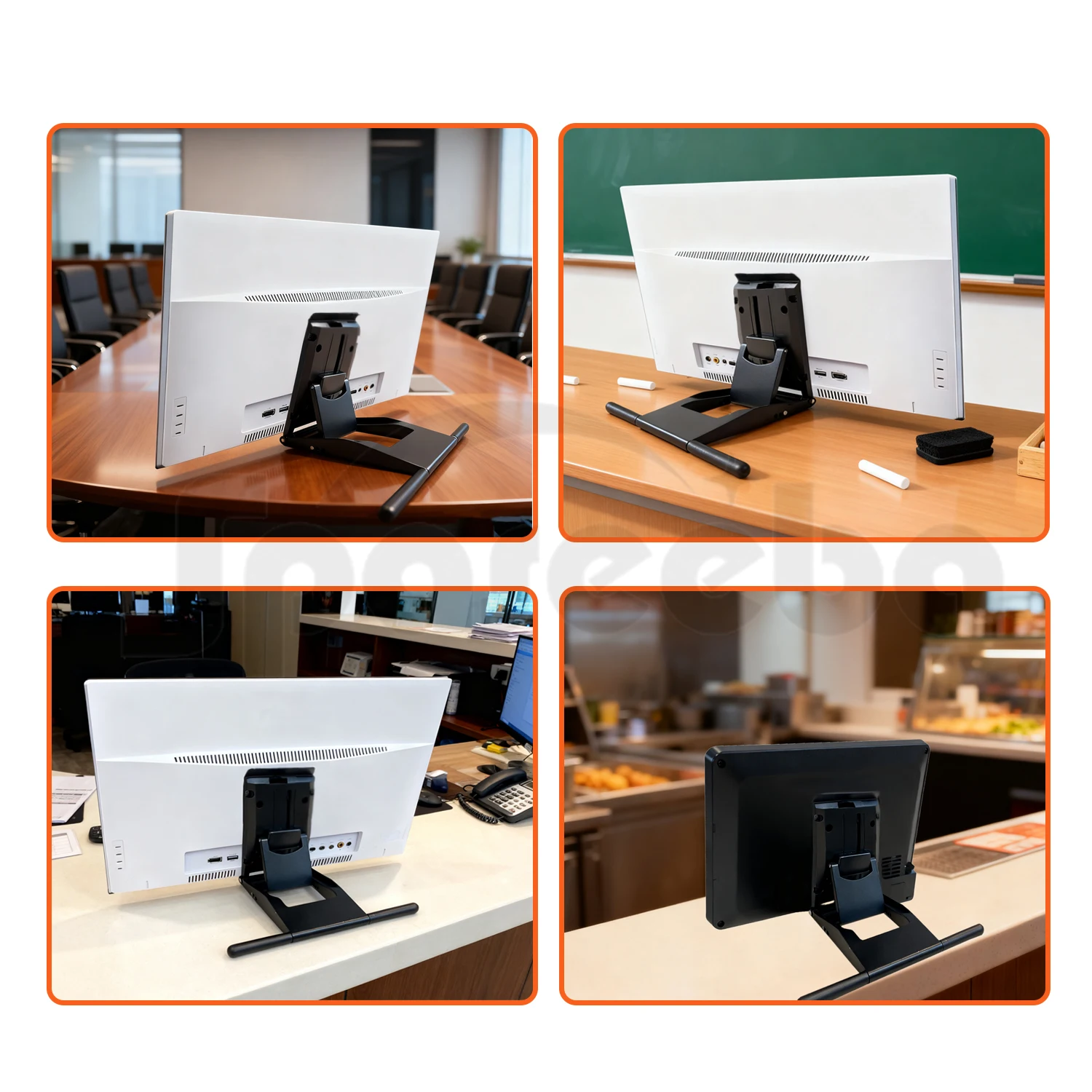 Suporte de base para monitor LCD de 14-27 ''/suporte de exibição de tablet gráfico digital/suporte universal dobrável para WACOM/HUION/XP-PEN - Image 5