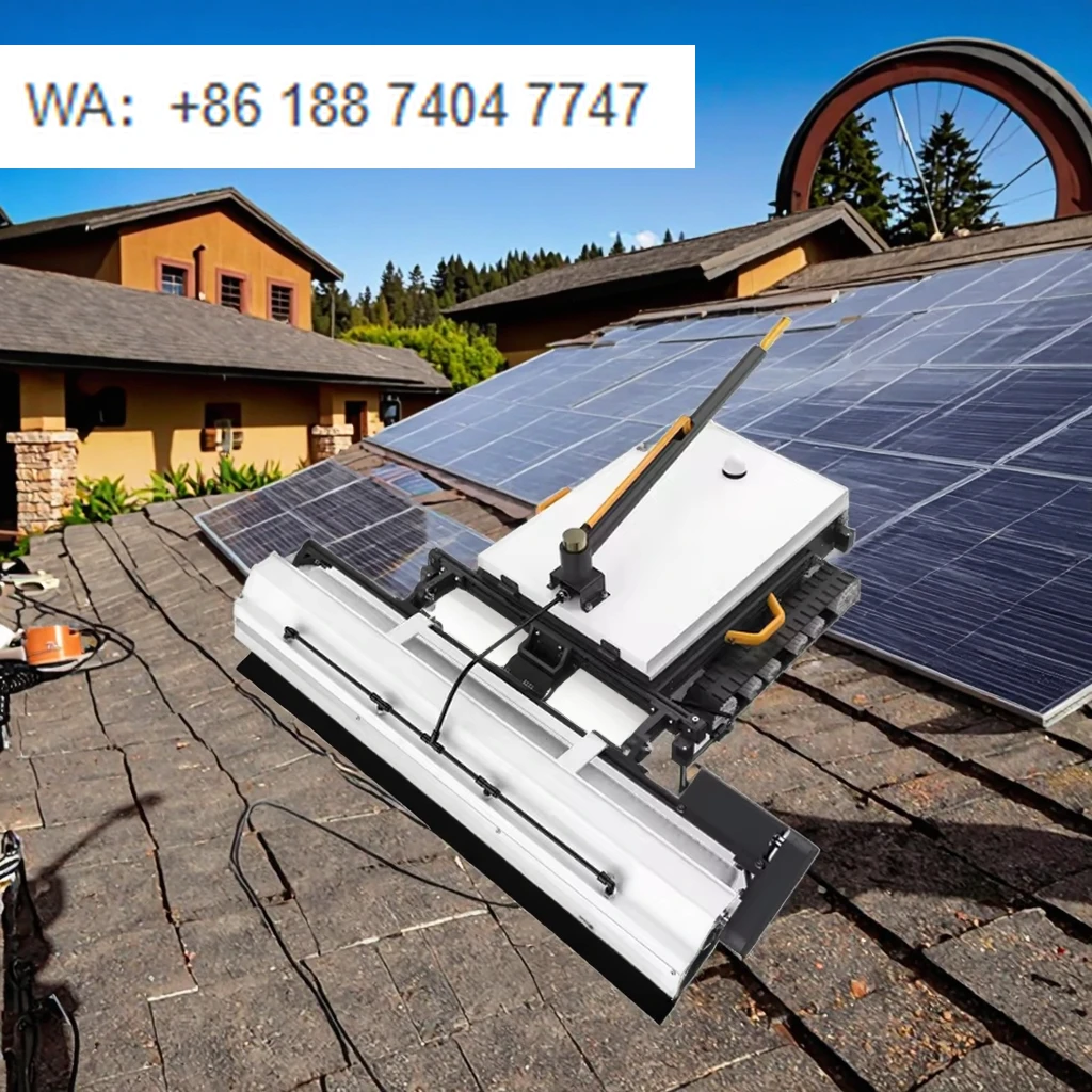 Robô de Limpeza de Painéis Solares e Telhados, Lavadora Automática de Alta Pressão, Drones de Limpeza, Máquina de Limpeza Solar - Image 2