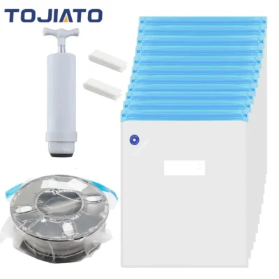Saco de armazenamento de filamento de impressora 3d pla abs tpu filamento saco de vácuo secador de filamento manter seco evitar umidade consumível para impressora 3d