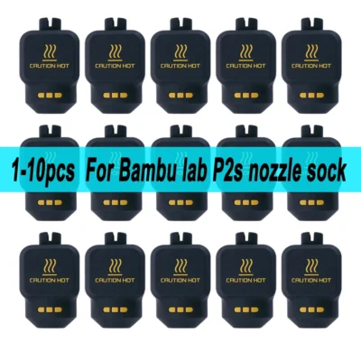 Meia de silicone de alta qualidade para bambu lab p2s bico de silicone meia hotend capa protetora para bambulab p2s acessórios hotend