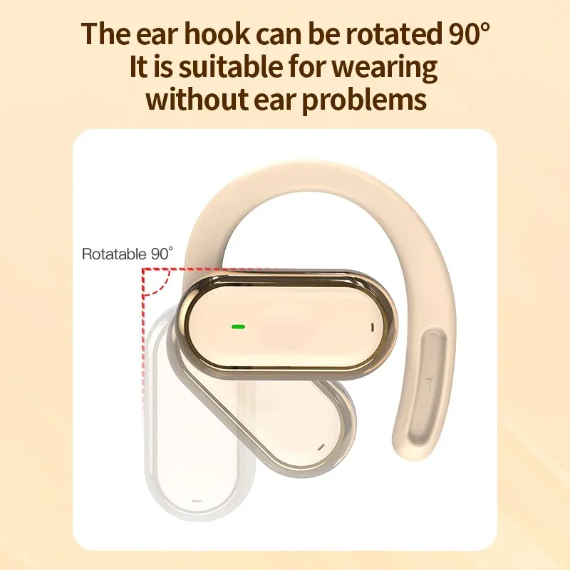 Fones de ouvido bluetooth 5.4 ipx7 à prova d'água 20 horas sem fio com microfone com cancelamento de ruído enc graves profundos para esportes treino academia - Image 3