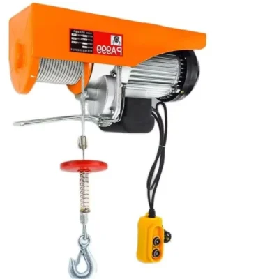 220v PA200-PA600 mini guindaste elétrico doméstico pequeno grua de elevação 1t 0.5 ton decoração guincho guindaste 12-20m