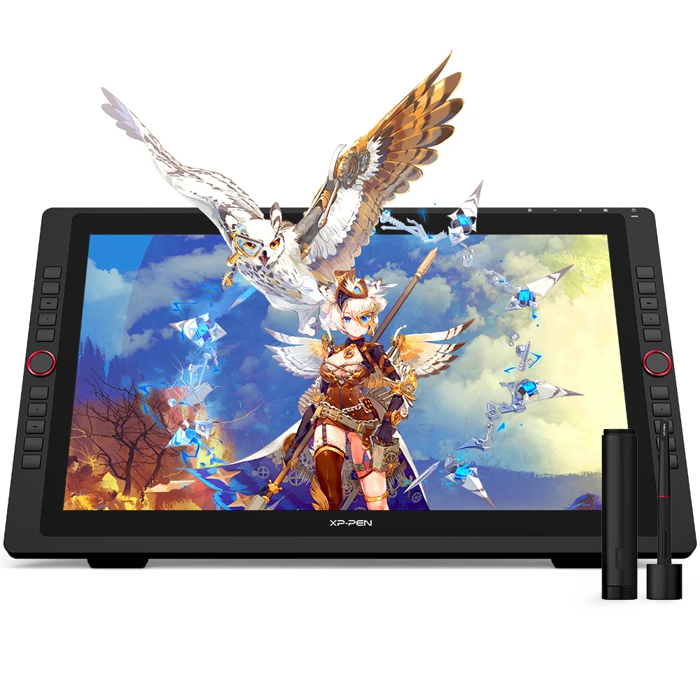 Xppen artist 22r pro 21.5 polegadas desenho tablet pen display monitor gráfico 8192 caneta pressão tilt-suporte sem bateria