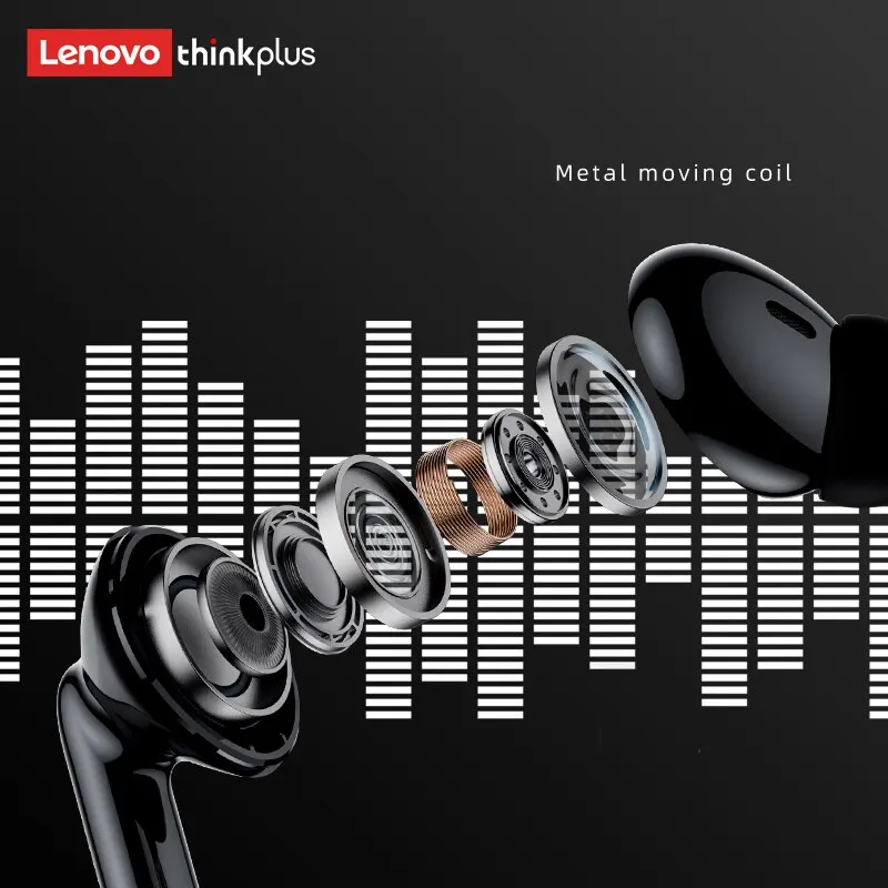 Original lenovo xt88 tws fones de ouvido sem fio bluetooth 5.3 duplo microfone estéreo redução ruído baixo alta fidelidade controle toque - Image 8