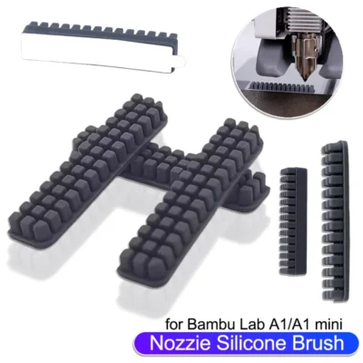 Para bambu lab a1 mini bocal limpador escova de silicone viveiro montado para bambu laboratório 3d impressoras laboratório a1 mini acessórios