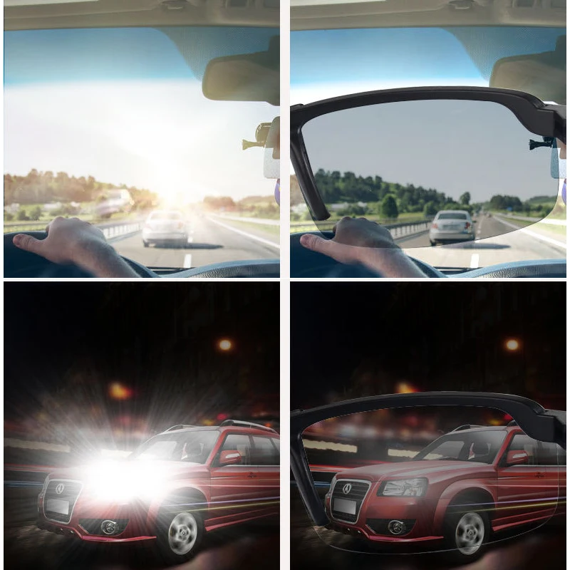 Clássico masculino polarizado óculos de sol fotocromático condução masculino mudança cor gradiente óculos de sol dia visão noturna motorista - Image 4