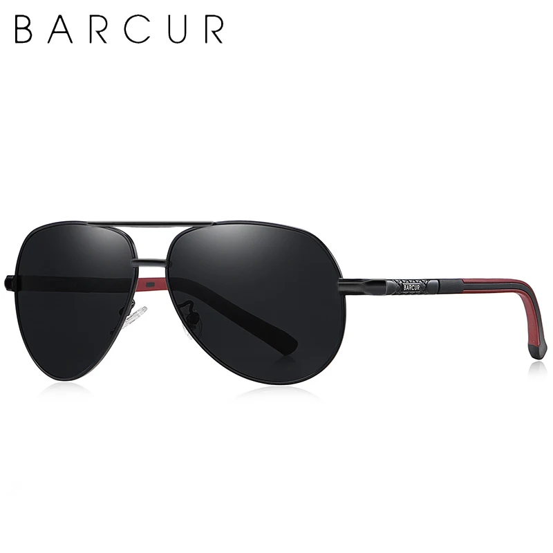 Óculos de sol de alumínio vintage BARCUR para homens com revestimento de lente polarizada óculos de sol femininos clássicos acessórios de condução - Image 5