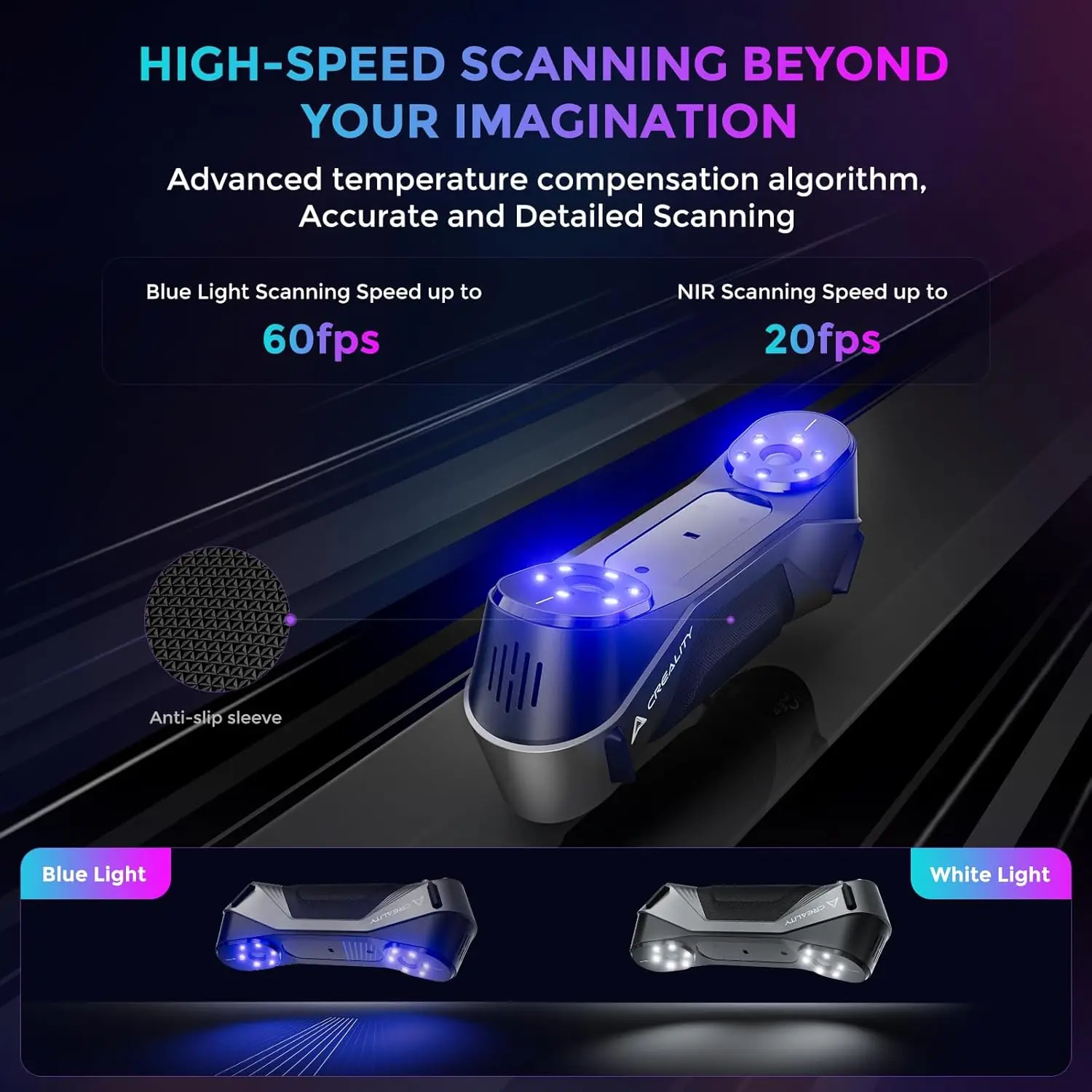 Escaneie metal sem spray: Scanner 3 D CR-Scan Raptor 0.02 mm - Image 2