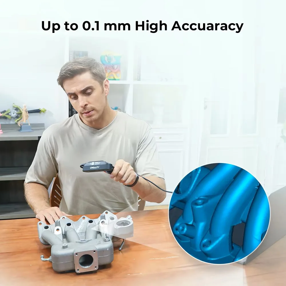 Creality CR-Scan Ferret SE 3D Scanner Anti-Shake Rastreamento 24 bits colorido até 0,05 mm 30 fps Velocidade de digitalização 150-2000 mm - Image 3
