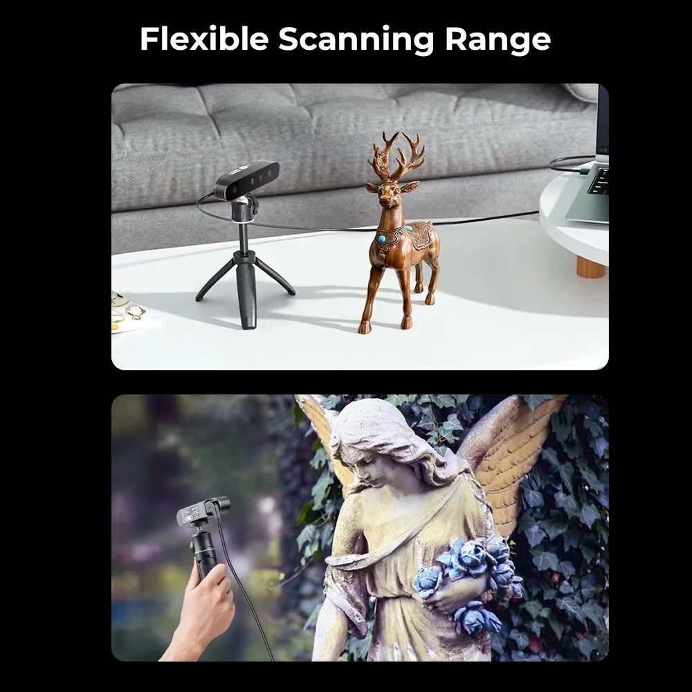Creality CR-Scan Ferret SE 3D Scanner Anti-Shake Rastreamento 24 bits colorido até 0,05 mm 30 fps Velocidade de digitalização 150-2000 mm - Image 5