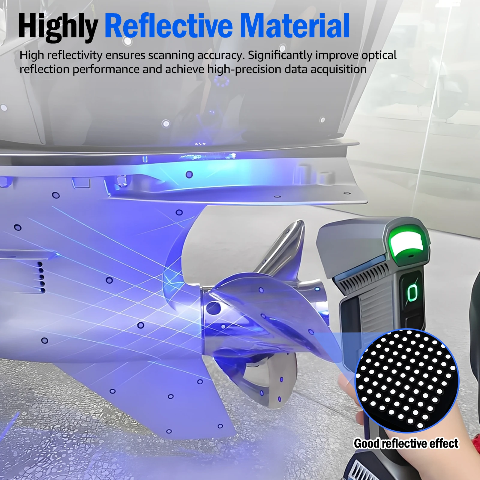 200-400 Peças de Pontos Magnéticos 3D para Scanner, Diâmetro Interno de 6,0 mm e Externo de 10 mm, Marcador de Ponto de Referência para Digitalização 3D - Image 5