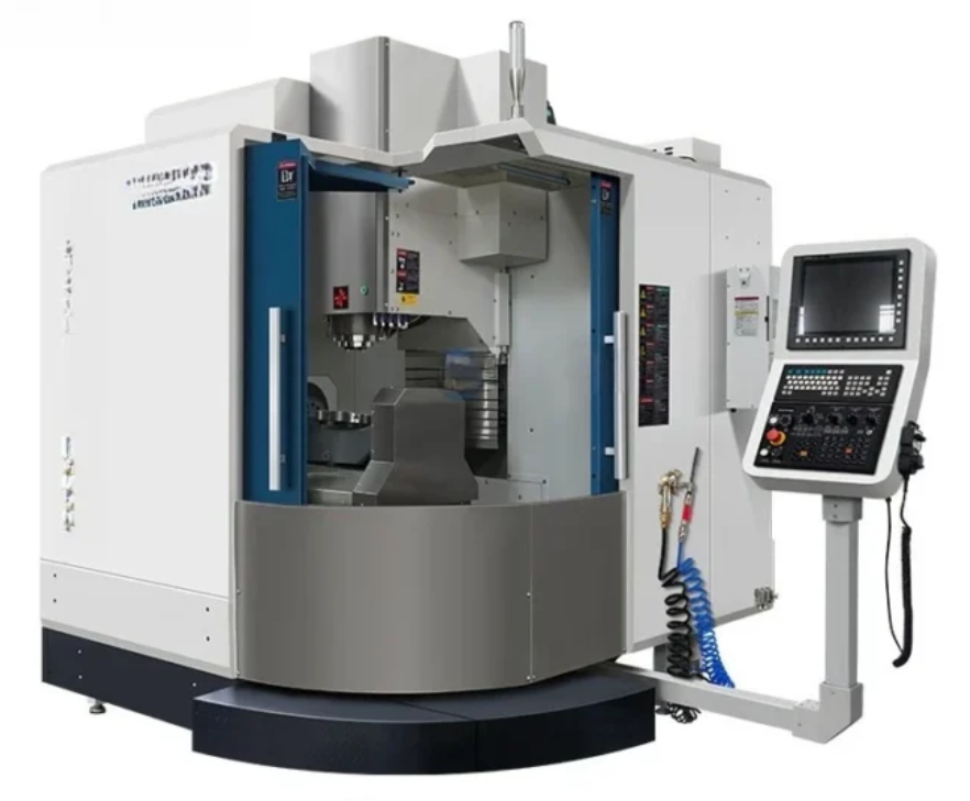 Máquina de Fresagem CNC de Mesa AMC400 com 5 Eixos, Centro de Usinagem CNC de 5 Eixos