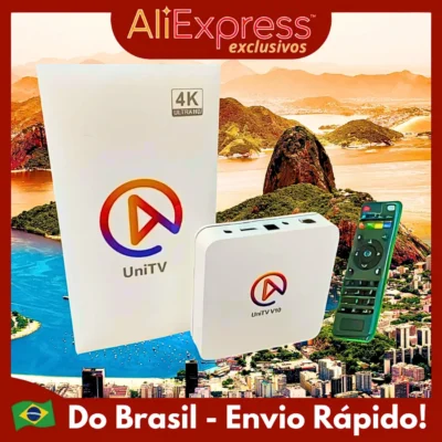 UNITV V10 APARELHO SMART TV BOX FULL HD LIBERA CANAIS SÉRIES PRONTA ENTREGA