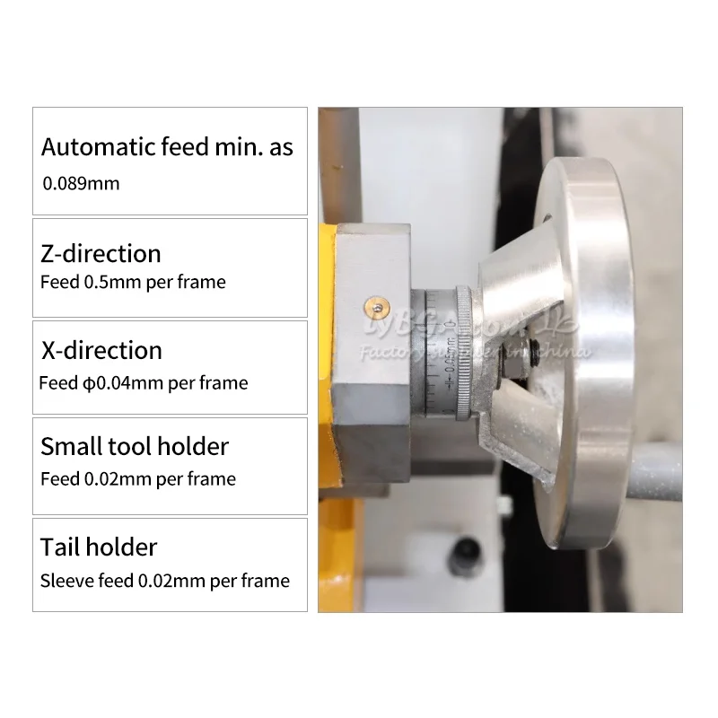 Torno de Precisión Automático para Metal EL250/300, Torno CNC Pequeño y Sencillo Personalizado con Motor de 1.5kw/2.2kw - Image 2