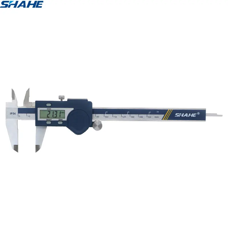Shahe novo aço inoxidável endurecido 0-150mm paquímetro digital vernier calipers micrômetro eletrônico vernier caliper ferramenta de medição