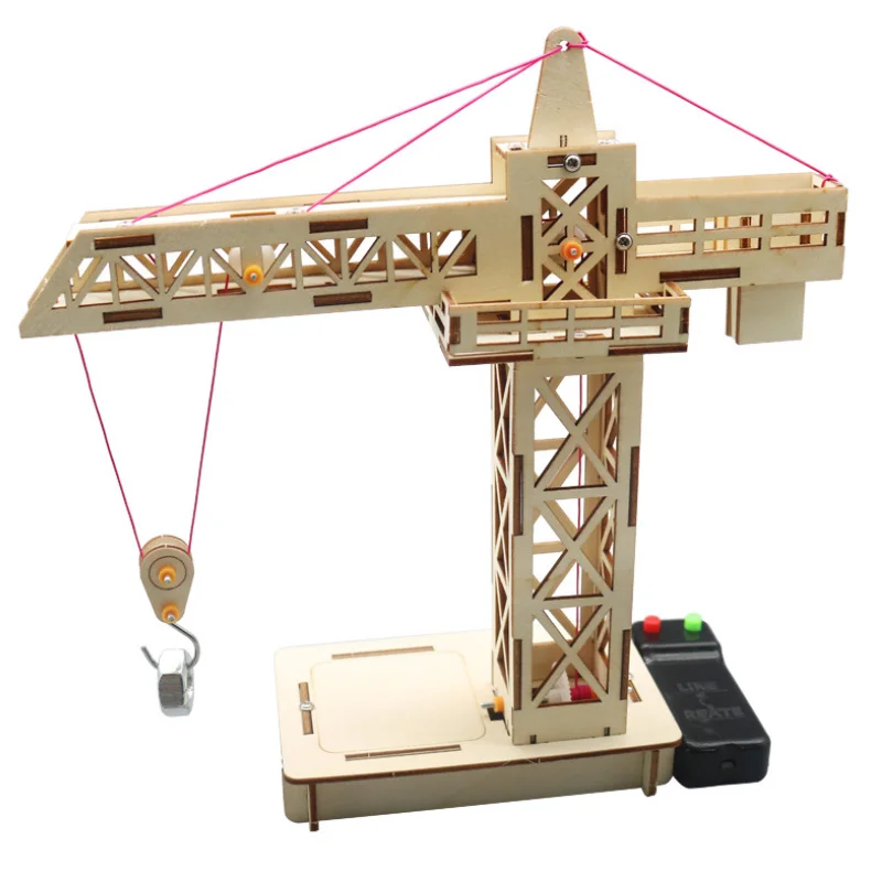 Guindaste de torre com controle remoto, guindaste de elevação, modelos diy e brinquedo de construção, modelo científico e educacional, brinquedo para crianças, presente - Image 3