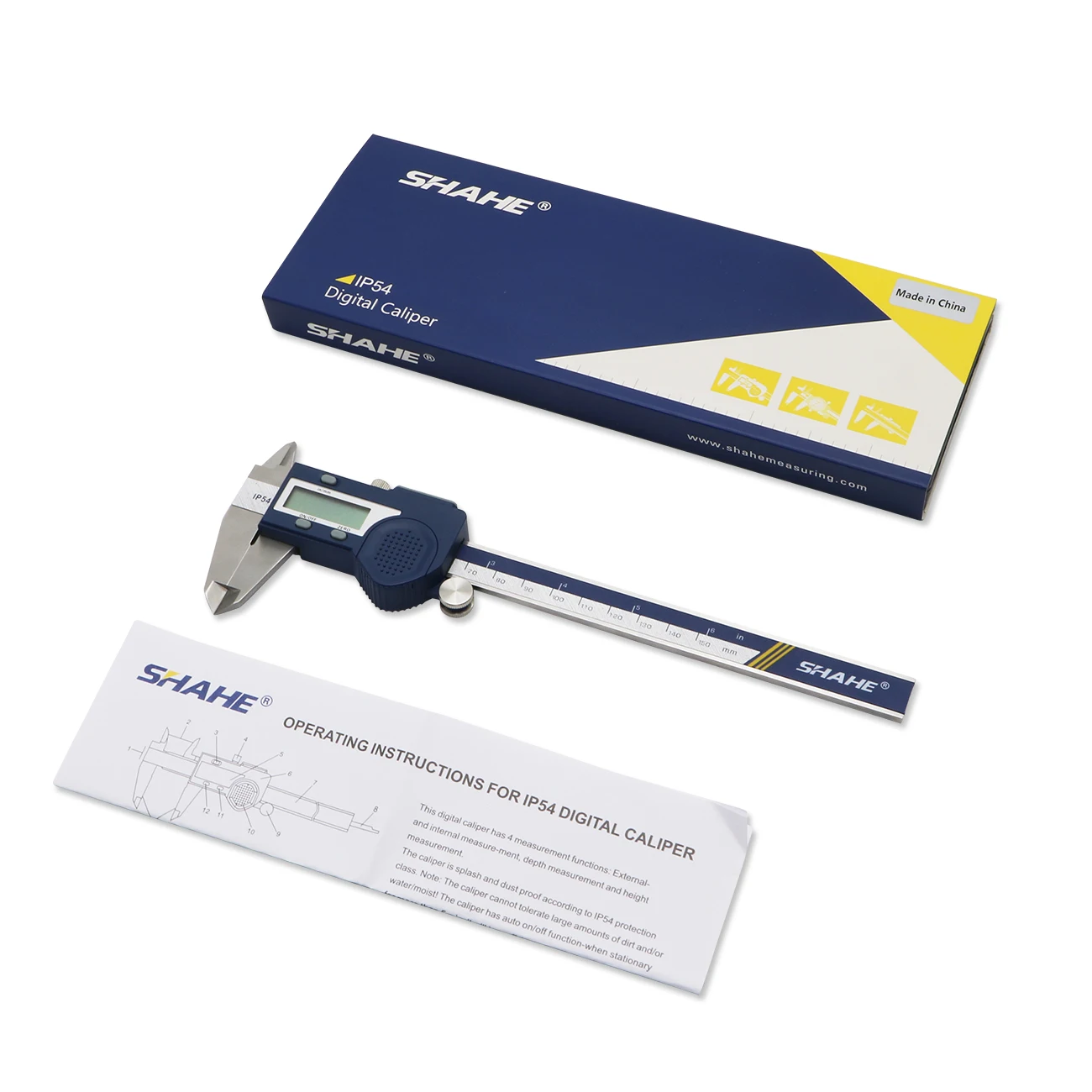 Shahe novo aço inoxidável endurecido 0-150mm paquímetro digital vernier calipers micrômetro eletrônico vernier caliper ferramenta de medição - Image 6
