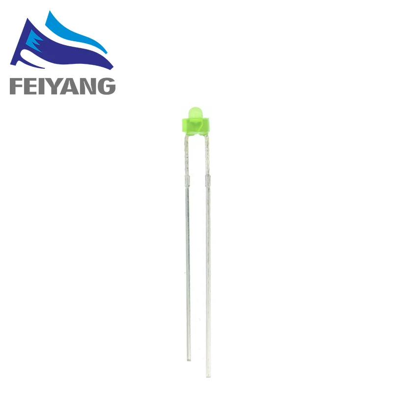 30 peças 1.8mm led diodo luz difusa kit sortido verde azul branco amarelo vermelho componente diy novo original - Image 6