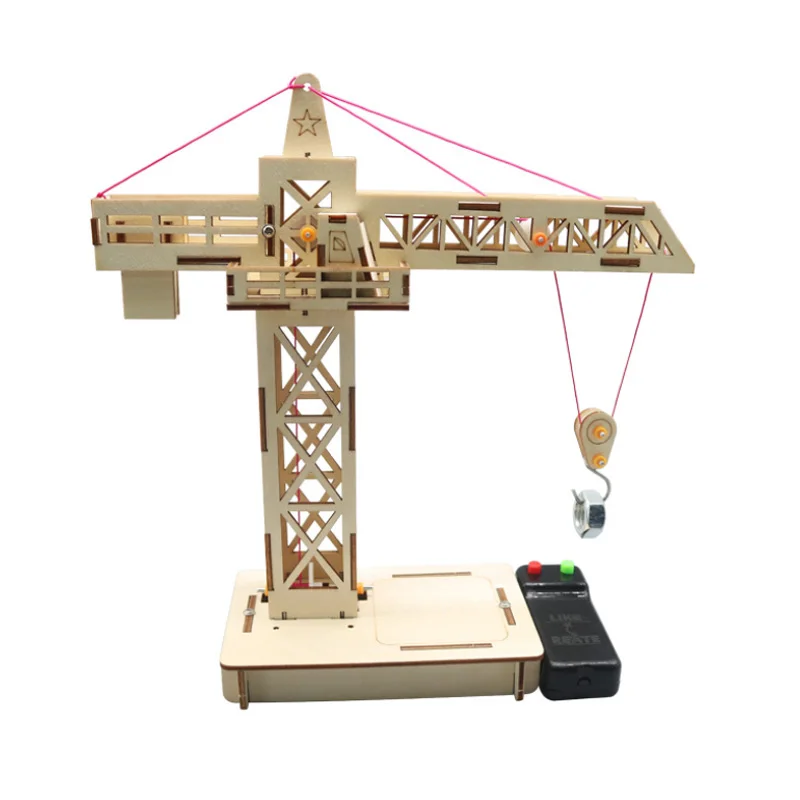 Guindaste de torre com controle remoto, guindaste de elevação, modelos diy e brinquedo de construção, modelo científico e educacional, brinquedo para crianças, presente - Image 4