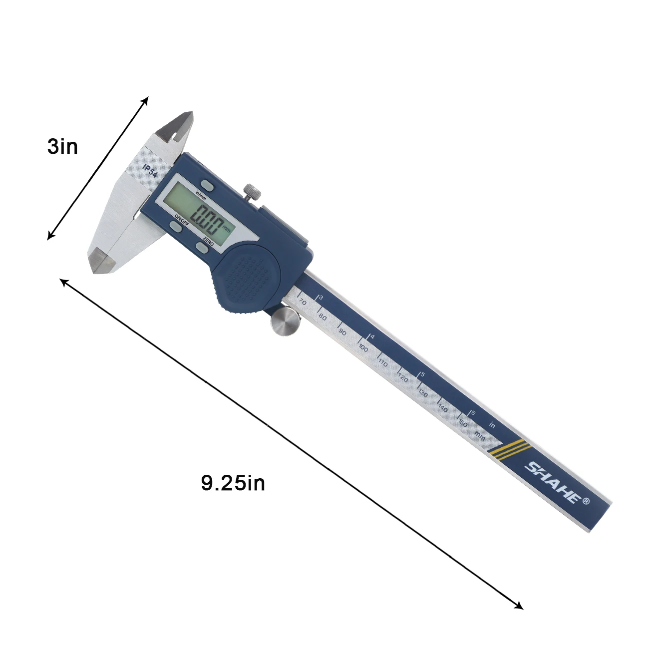 Shahe novo aço inoxidável endurecido 0-150mm paquímetro digital vernier calipers micrômetro eletrônico vernier caliper ferramenta de medição - Image 2