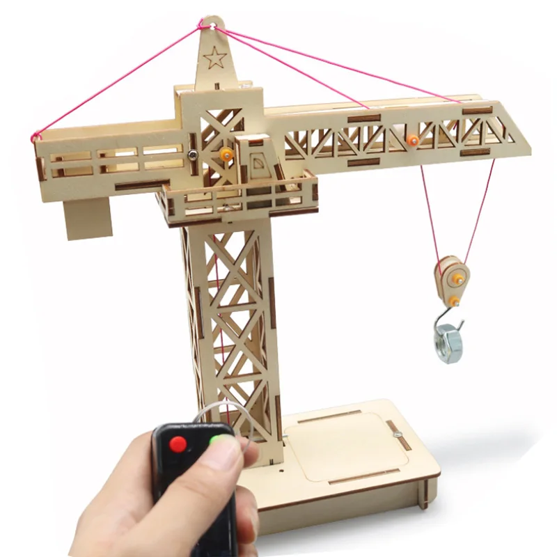 Guindaste de torre com controle remoto, guindaste de elevação, modelos diy e brinquedo de construção, modelo científico e educacional, brinquedo para crianças, presente - Image 2