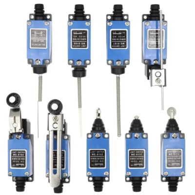 ME-8104 ME-8107 ME-8108 ME-8111 ME-8112 ME-8166 -8169 Interruptor de limite Rotativo Alavanca de Rolo Ajustável Interruptor de Viagem AC250V NO NC