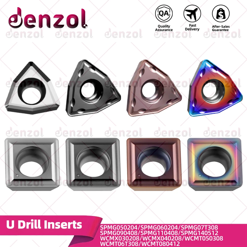 SP05 SPMG0602 SPMG07T3 SPMG0904 SPMG1104 SPMG1405 WCMX0302 WCMT0503 WCMT06T3 WCMT0804 U Drill insert Fast Carbide WC SP Insert