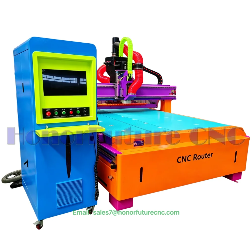 Máquina Router CNC ATC 1325 1530 2040 2030 para Gravação em Madeira, MDF, Metal, Armários, Portas e Fabricação de Móveis - Image 2