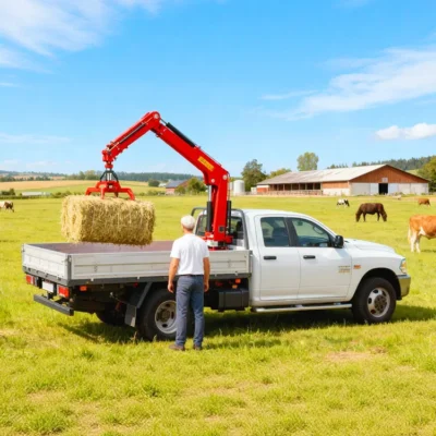 Grúa para Camioneta Mini a Precio de Fábrica, 1, 2 y 3 Toneladas, con Cabrestante de Cable, en Venta