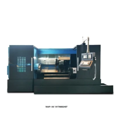 Torno CNC de Barramento Inclinado para Serviço Pesado TCK800 com Torre Motorizada e Eixo Y