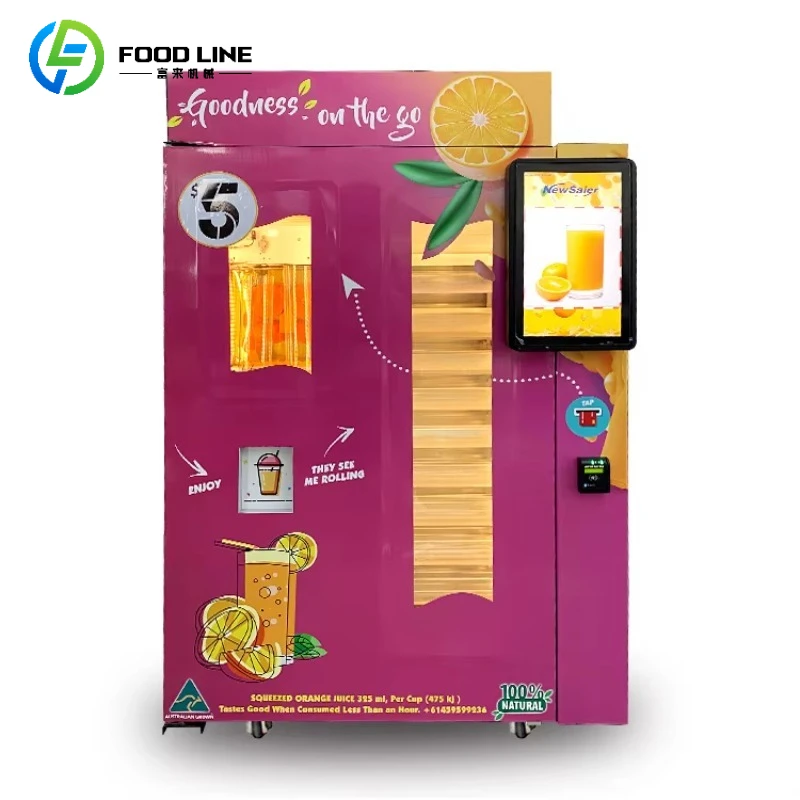 Máquina Expendedora de Jugos Automática Personalizada con Múltiples Métodos de Pago para Áreas Interiores Públicas - Image 4