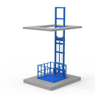 Elevador de carga hidráulico de fábrica para productos pequeños, nuevo elevador de acero para almacén, polipasto de cuerda de alambre eléctrico para uso doméstico