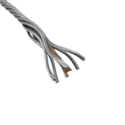 Alta resistência Corda de fio de elevação 6x36 + IWRC Cabo de aço galvanizado Corda de fio de elevação para guindaste