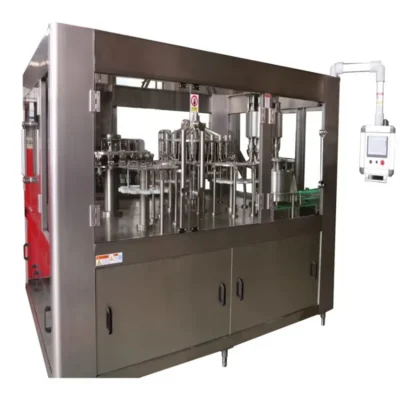 Línea de Producción de Jugos Eficiente y Personalizada, Máquina Compacta de Llenado de Jugos y Bebidas de 1000-2000 BPH para Envases de Vidrio